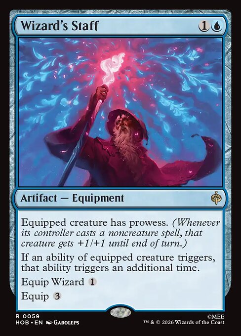 EN】魔法使いの杖/Wizard's Staff [HOB] 青R No.59 – 【GOODGAME】MTG