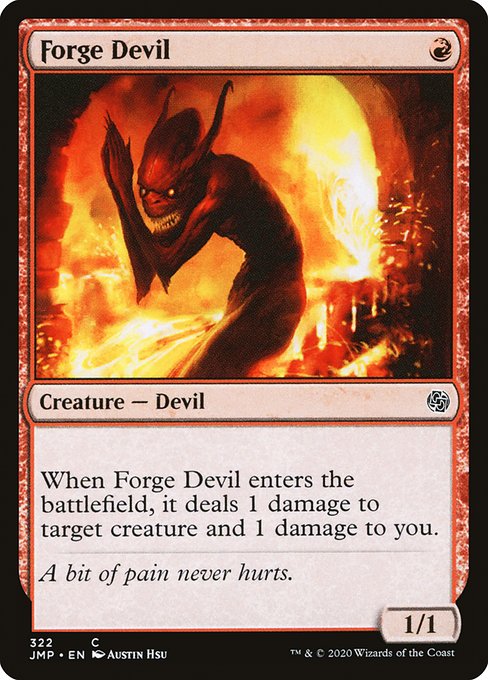 【EN】炉の小悪魔/Forge Devil [JMP] 赤C No.322