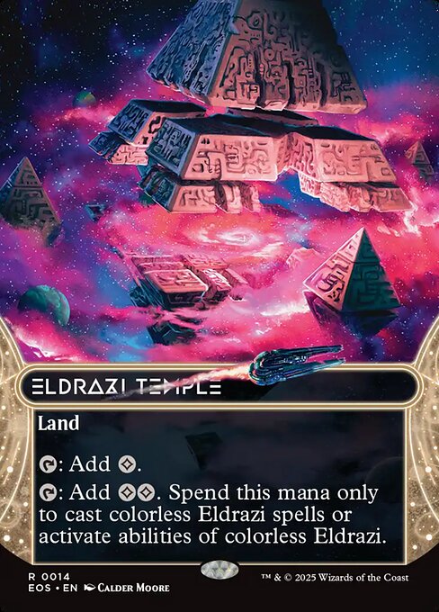 【ボーダレス】【Foil】【EN】エルドラージの寺院/Eldrazi Temple [EOS] 土地R No.14