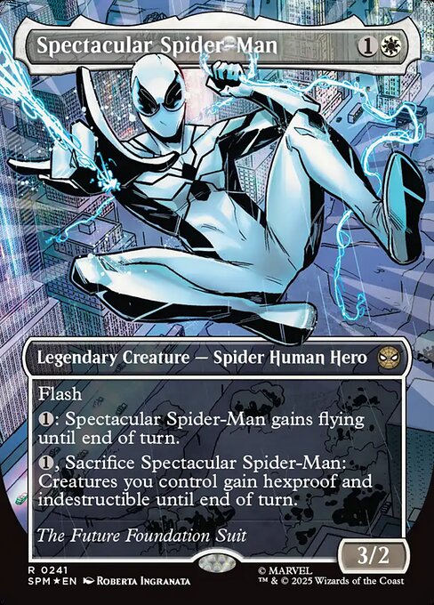 【Foil】【EN】Spectacular Spider-Man [SPM] 白R No.241