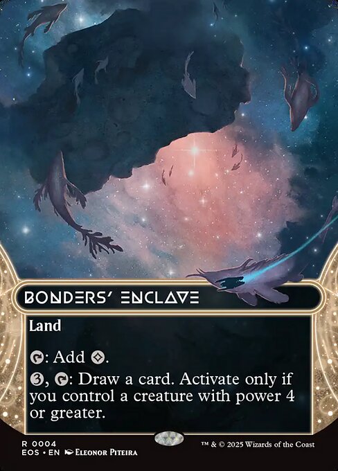 【ボーダレス】【Foil】【EN】眷者の居留地/Bonders' Enclave [EOS] 土地R No.4