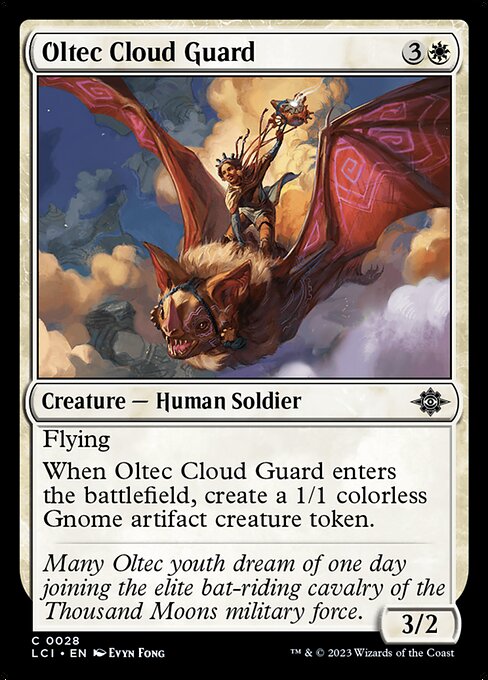 【Foil】【EN】オルテカの雲衛兵/Oltec Cloud Guard [LCI] 白C No.28