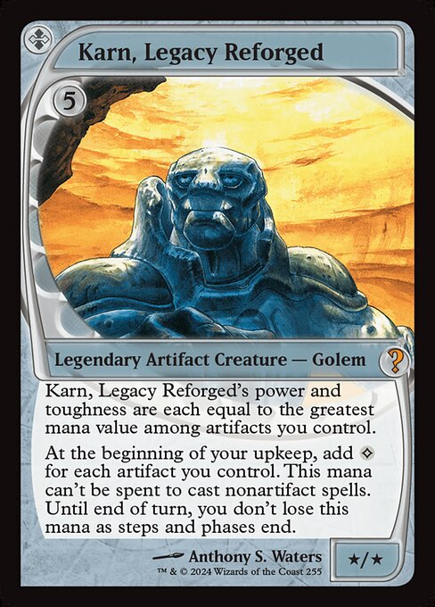 【Foil】【EN】再鍛されたレガシー、カーン/Karn, Legacy Reforged [MB2] 茶M No.255