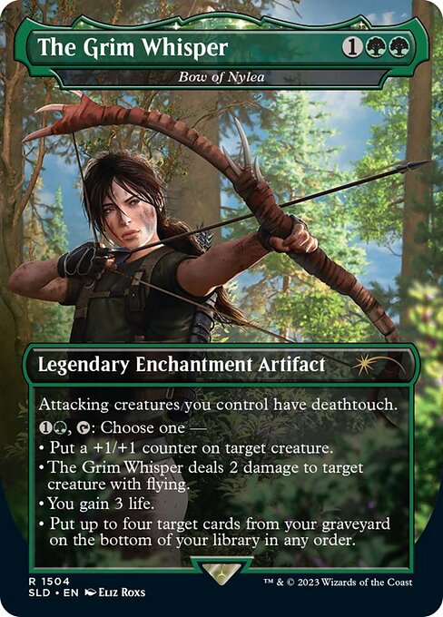 【ボーダレス】【Foil】【EN】ナイレアの弓/Bow of Nylea [SLD] 緑R No.1504