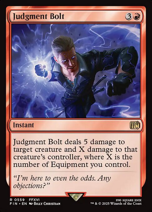 【EN】裁きの雷/Judgment Bolt [FIN] 赤R No.559