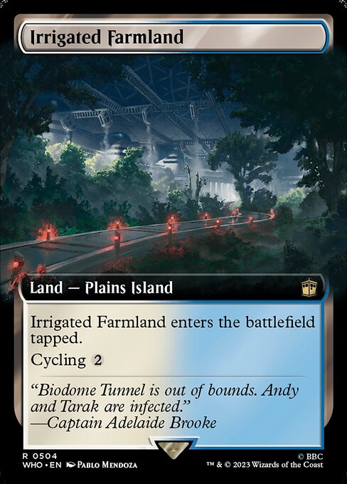 【拡張アート】【Foil】【EN】灌漑農地/Irrigated Farmland [WHO] 無R No.504