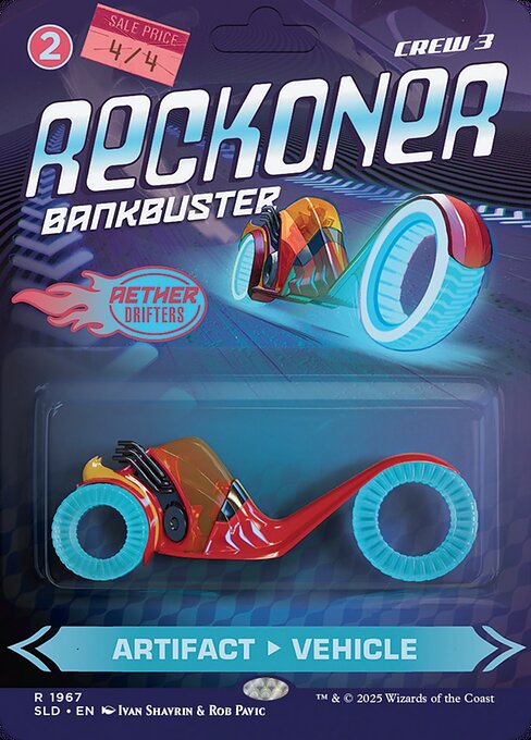 【ボーダレス】【Foil】【EN】勢団の銀行破り // 勢団の銀行破り/Reckoner Bankbuster // Reckoner Bankbuster [SLD] 茶R No.1967