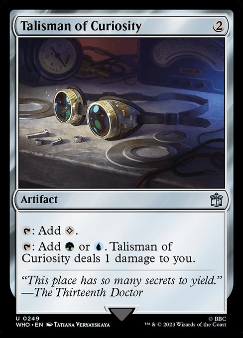 【EN】好奇のタリスマン/Talisman of Curiosity [WHO] 茶U No.249