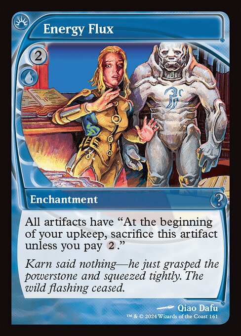 【Foil】【EN】魔力流出/Energy Flux [MB2] 青U No.161