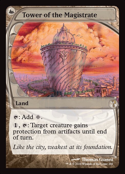 【Foil】【EN】市長の塔/Tower of the Magistrate [MB2] 土地R No.242