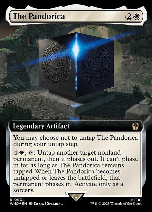 【サージFoil】【拡張アート】【Foil】【EN】パンドリカ/The Pandorica [WHO] 白R No.934