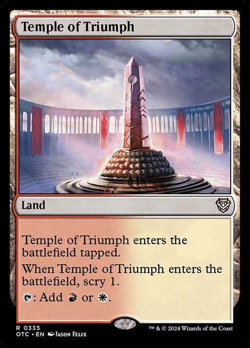 【EN】凱旋の神殿/Temple of Triumph [OTC] 無R No.335