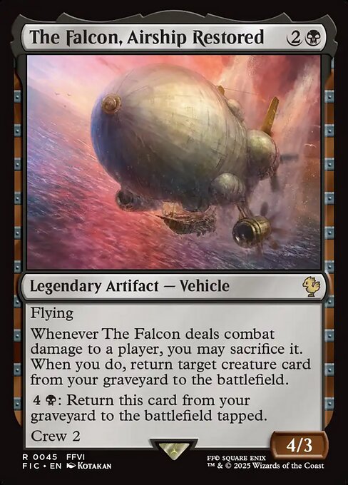 【EN】よみがえる翼、ファルコン号/The Falcon, Airship Restored [FIC] 黒R No.45