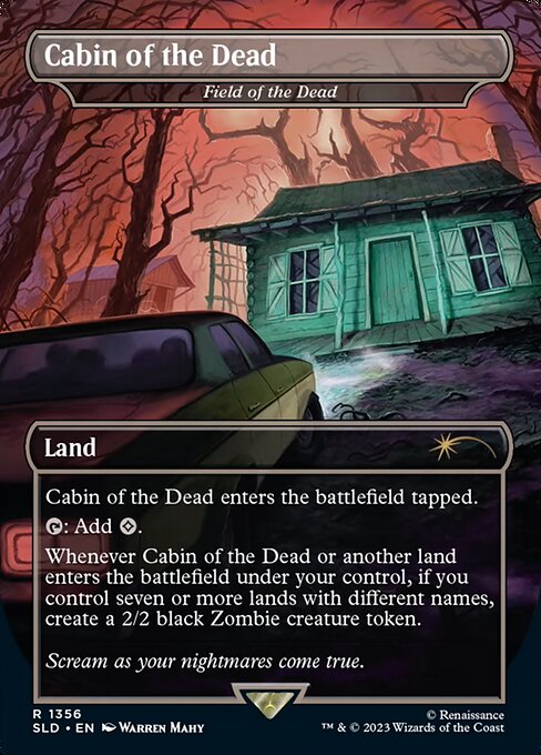 【フルアート】【Foil】【EN】死者の原野/Field of the Dead [SLD] 無R No.1356