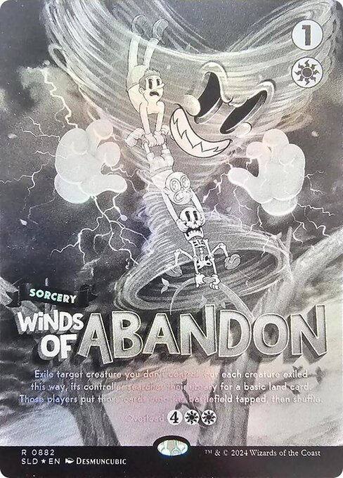 【ボーダレス】【Foil】【EN】遺棄の風/Winds of Abandon [SLD] 白R No.882