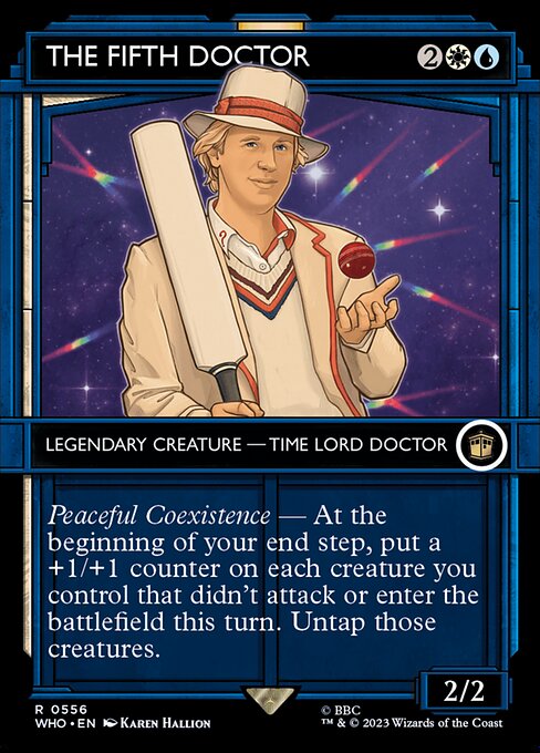 【ショーケース】【Foil】【EN】５代目ドクター/The Fifth Doctor [WHO] 金R No.556