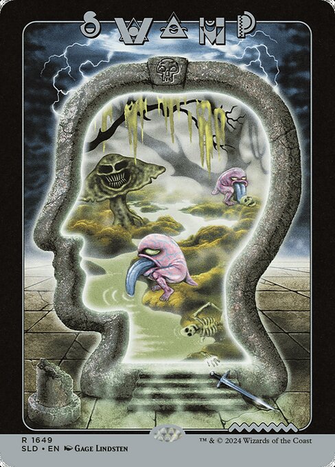【Foil】【EN】Swamp [SLD] 土地R No.1649