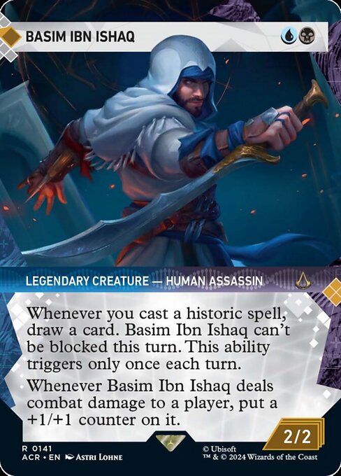 【ショーケース】【Foil】【EN】バシム・イブン・イスハーク/Basim Ibn Ishaq [ACR] 金R No.141