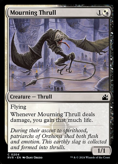 【Foil】【EN】哀悼のスラル/Mourning Thrull [RVR] 混C No.204