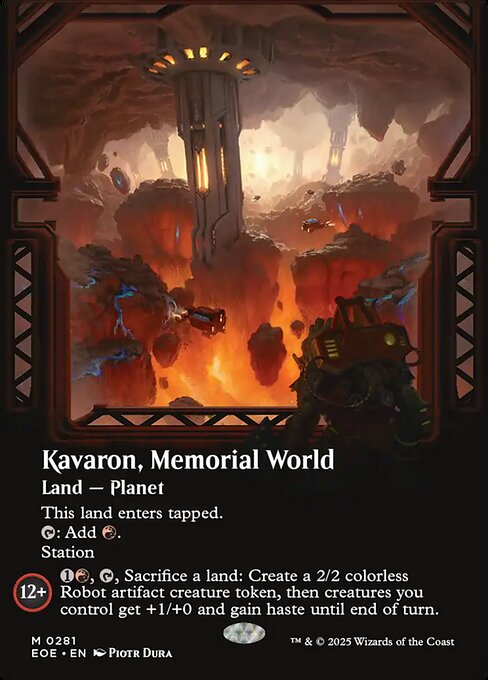 【ボーダレス】【EN】記念の星、カヴァーロン/Kavaron, Memorial World [EOE] 土地M No.281
