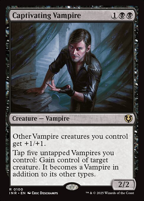 【Foil】【EN】蠱惑的な吸血鬼/Captivating Vampire [INR] 黒R No.100