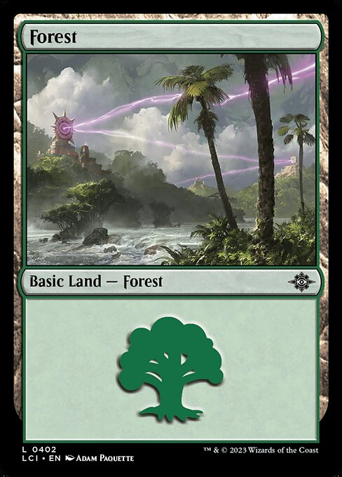 【Foil】【EN】森/Forest [LCI] 無C No.402