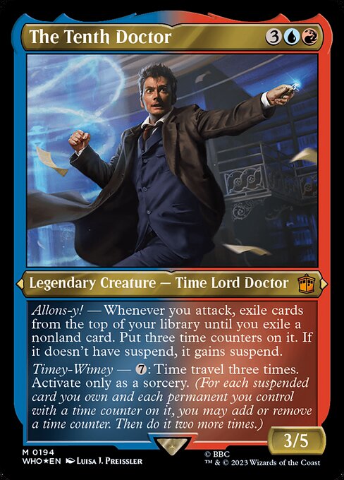 【エッチングFoil】【Foil】【EN】10代目ドクター/The Tenth Doctor [WHO] 金M No.194