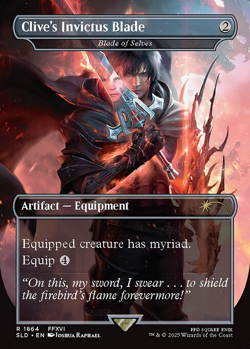 【ボーダレス】【Foil】【EN】我々の刃/Blade of Selves [SLD] 茶R No.1864