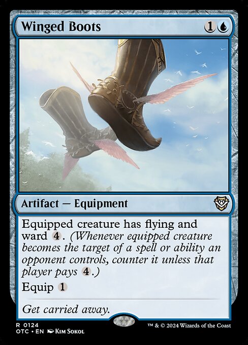 【EN】ウィングド・ブーツ/Winged Boots [OTC] 青R No.124