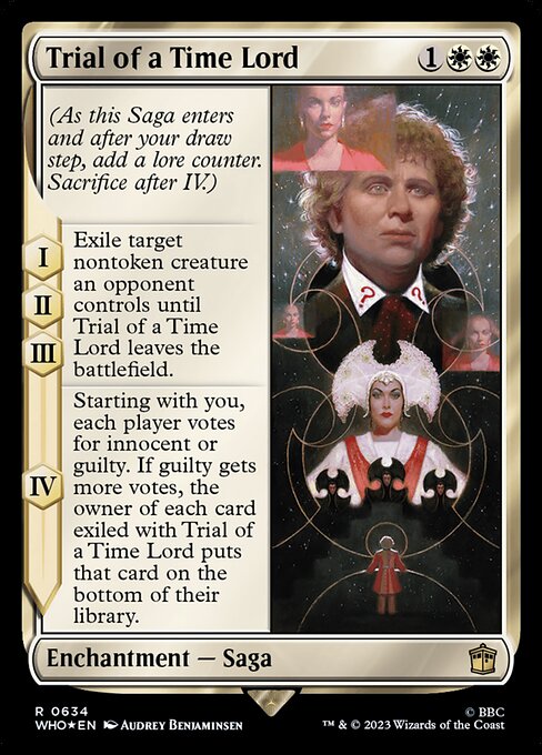 【サージFoil】【Foil】【EN】タイムロードの審判/Trial of a Time Lord [WHO] 白R No.634