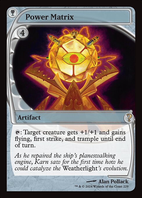 【Foil】【EN】パワー・マトリックス/Power Matrix [MB2] 茶R No.229