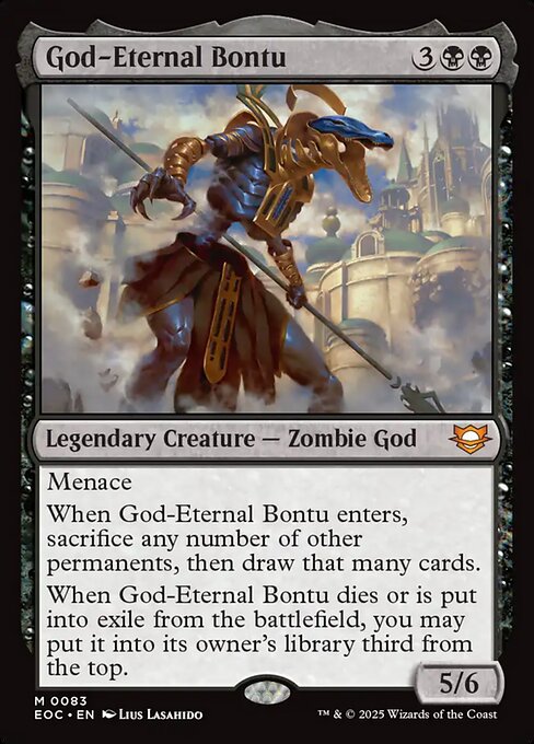 【EN】永遠神バントゥ/God-Eternal Bontu [EOC] 黒M No.83