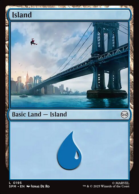 【Foil】【EN】島/Island [SPM] 土地C No.195