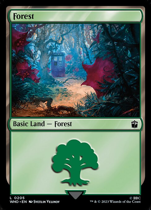 【Foil】【EN】森/Forest [WHO] 無C No.205