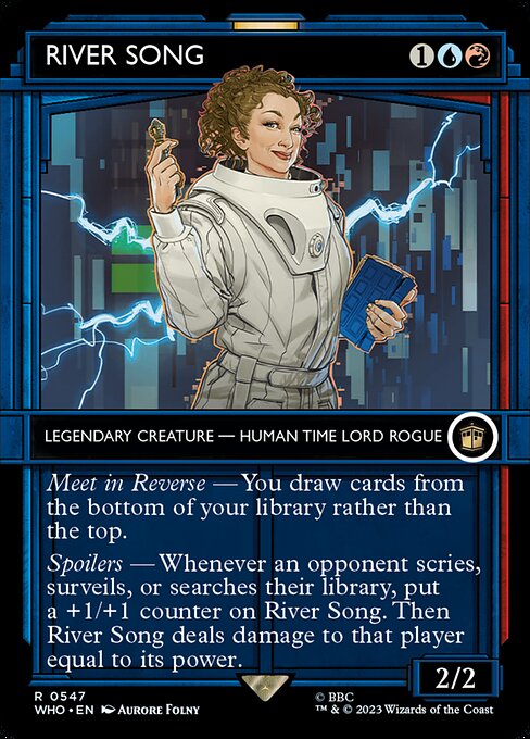 【ショーケース】【Foil】【EN】リヴァー・ソング/River Song [WHO] 金R No.547