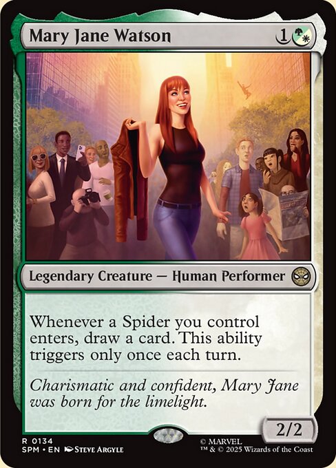 【Foil】【EN】メリー・ジェーン・ワトソン/Mary Jane Watson [SPM] 金R No.134