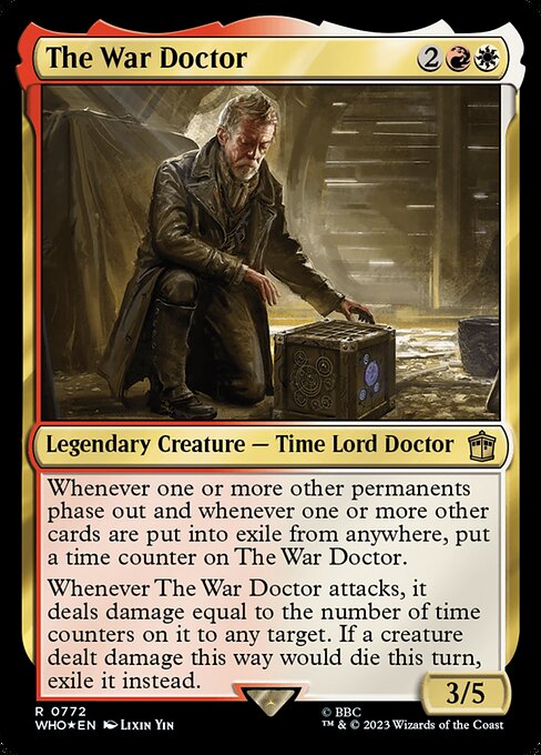 【サージFoil】【Foil】【EN】ウォードクター/The War Doctor [WHO] 金R No.772