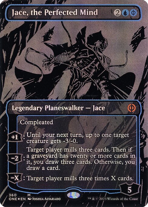 【ボーダレス】【Foil】【EN】完成化した精神、ジェイス/Jace, the Perfected Mind [ONE] 青M No.360