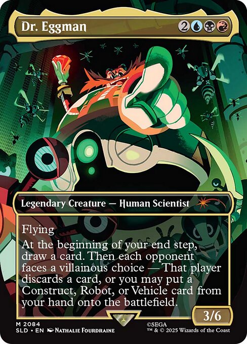 【ボーダレス】【Foil】【EN】Dr. Eggman [SLD] 金M No.2084