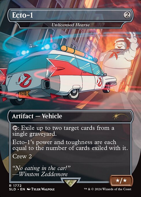 【フルアート】【Foil】【EN】未認可霊柩車/Unlicensed Hearse [SLD] 茶R No.1772