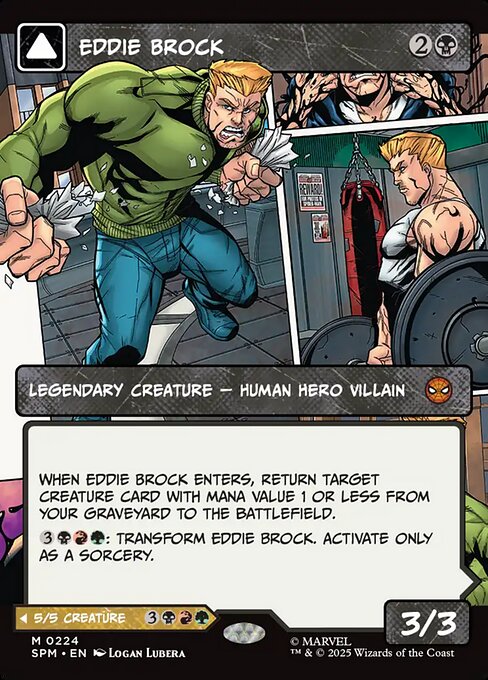 【ボーダレス】【EN】エディ・ブロック // リーサル・プロテクター、ヴェノム/Eddie Brock // Venom, Lethal Protector [SPM] 黒M No.224