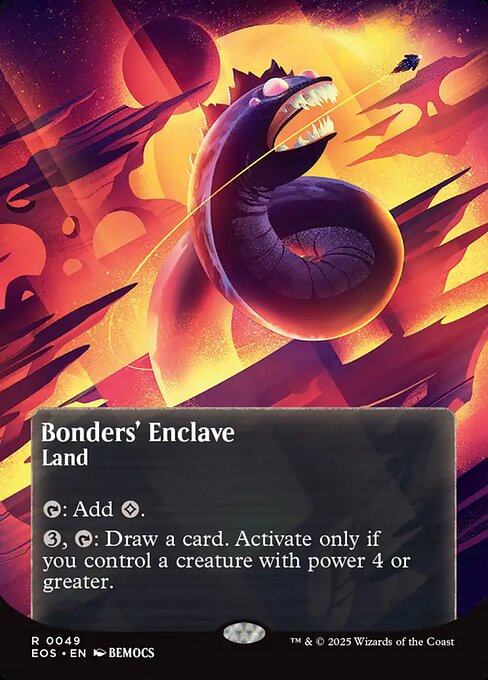 【ボーダレス】【Foil】【EN】眷者の居留地/Bonders' Enclave [EOS] 土地R No.49