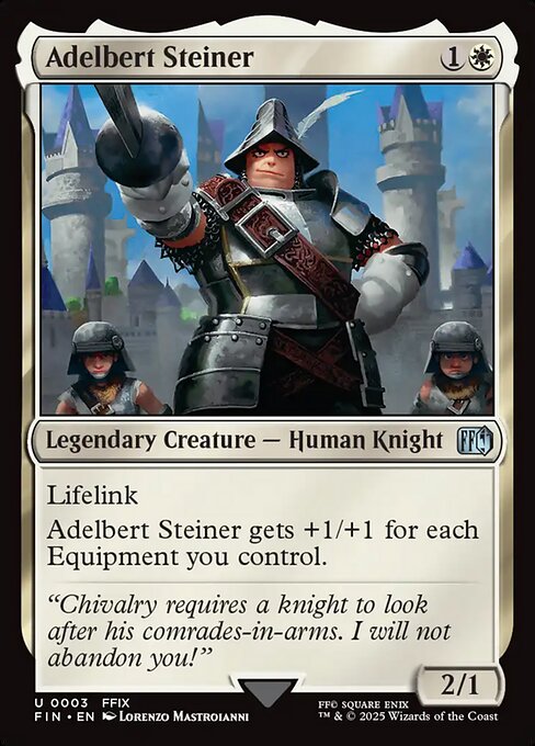 【EN】プルート隊隊長、スタイナー/Adelbert Steiner [FIN] 白U No.3
