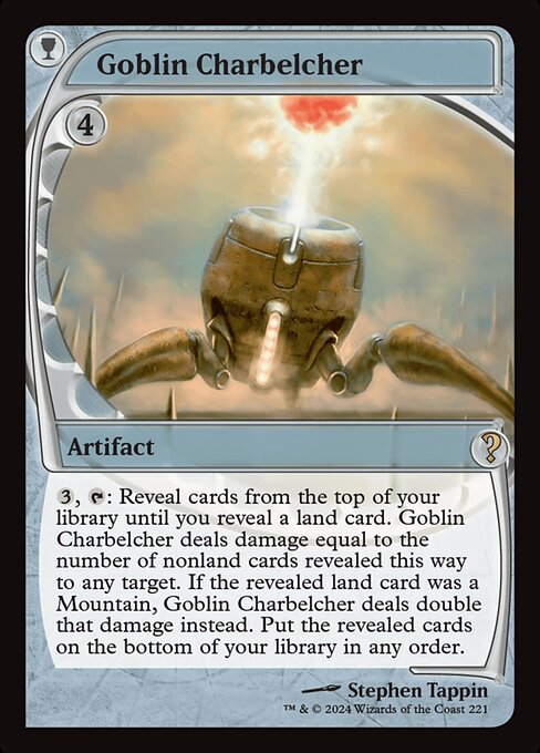 【Foil】【EN】ゴブリンの放火砲/Goblin Charbelcher [MB2] 茶R No.221
