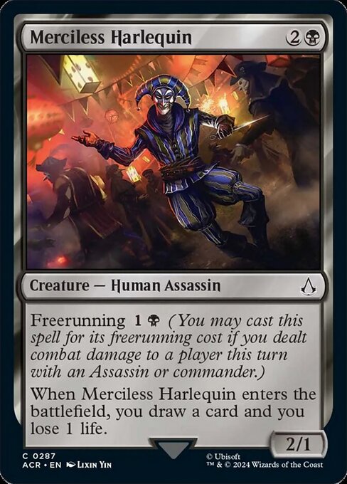 【EN】Merciless Harlequin [ACR] 黒C No.287