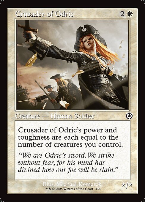 【Foil】【EN】オドリックの十字軍/Crusader of Odric [INR] 白C No.338