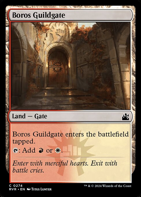 【Foil】【EN】ボロスのギルド門/Boros Guildgate [RVR] 無C No.274