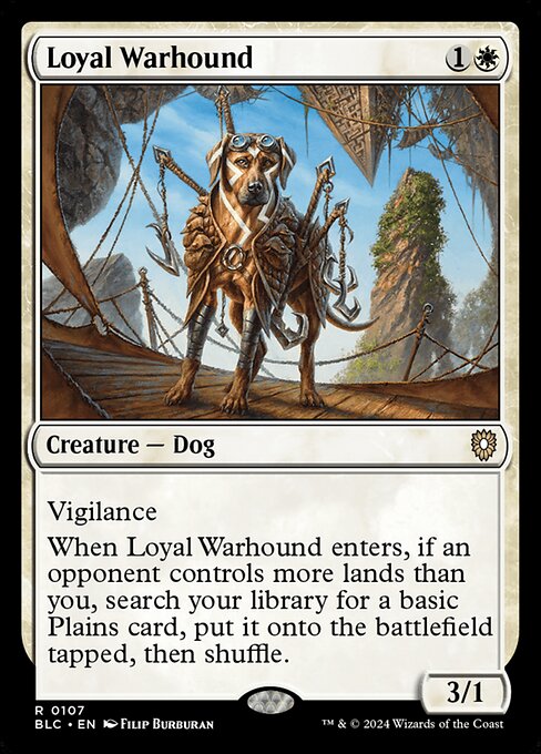 【EN】忠実な軍用犬/Loyal Warhound [BLC] 白R No.107