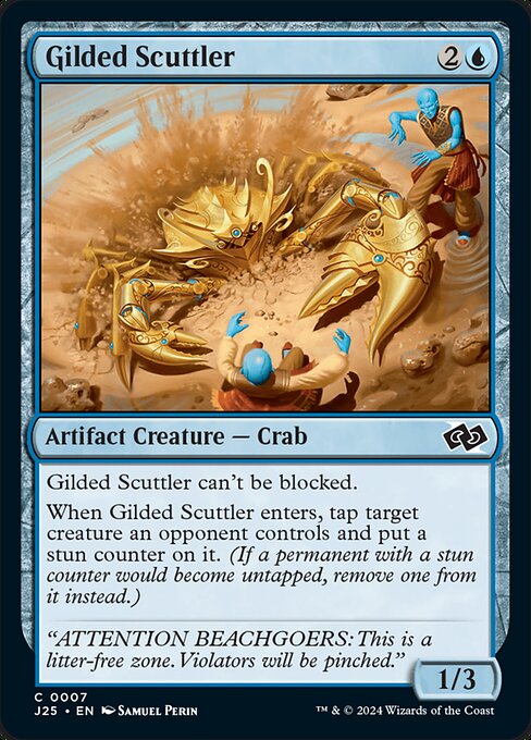 【EN】Gilded Scuttler [J25] 青C No.7