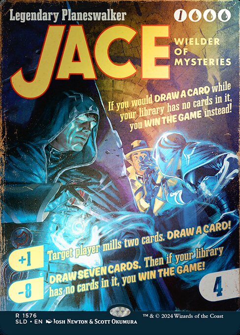 【ボーダレス】【Foil】【EN】神秘を操る者、ジェイス/Jace, Wielder of Mysteries [SLD] 青R No.1576★